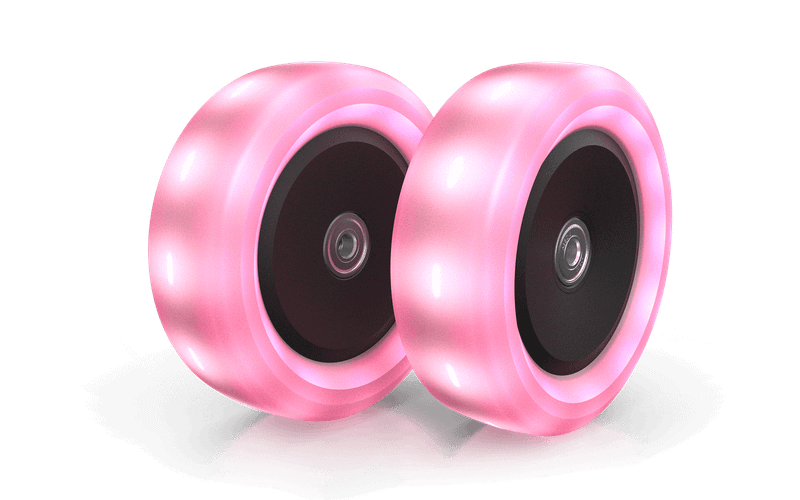 BERG Nexo Wheels 120x40mm Lights Pink