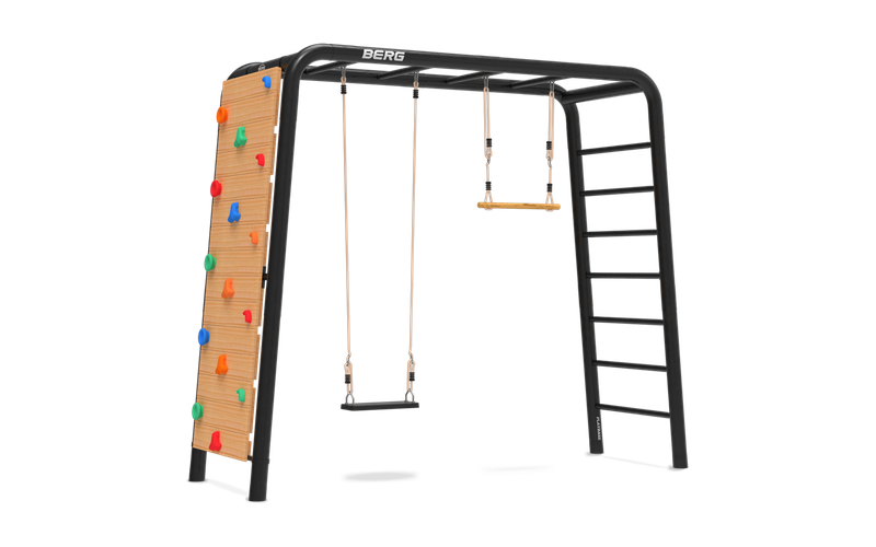 BERG PlayBase Medium TL (Rubber seat+Trapeze+Climbing wall)