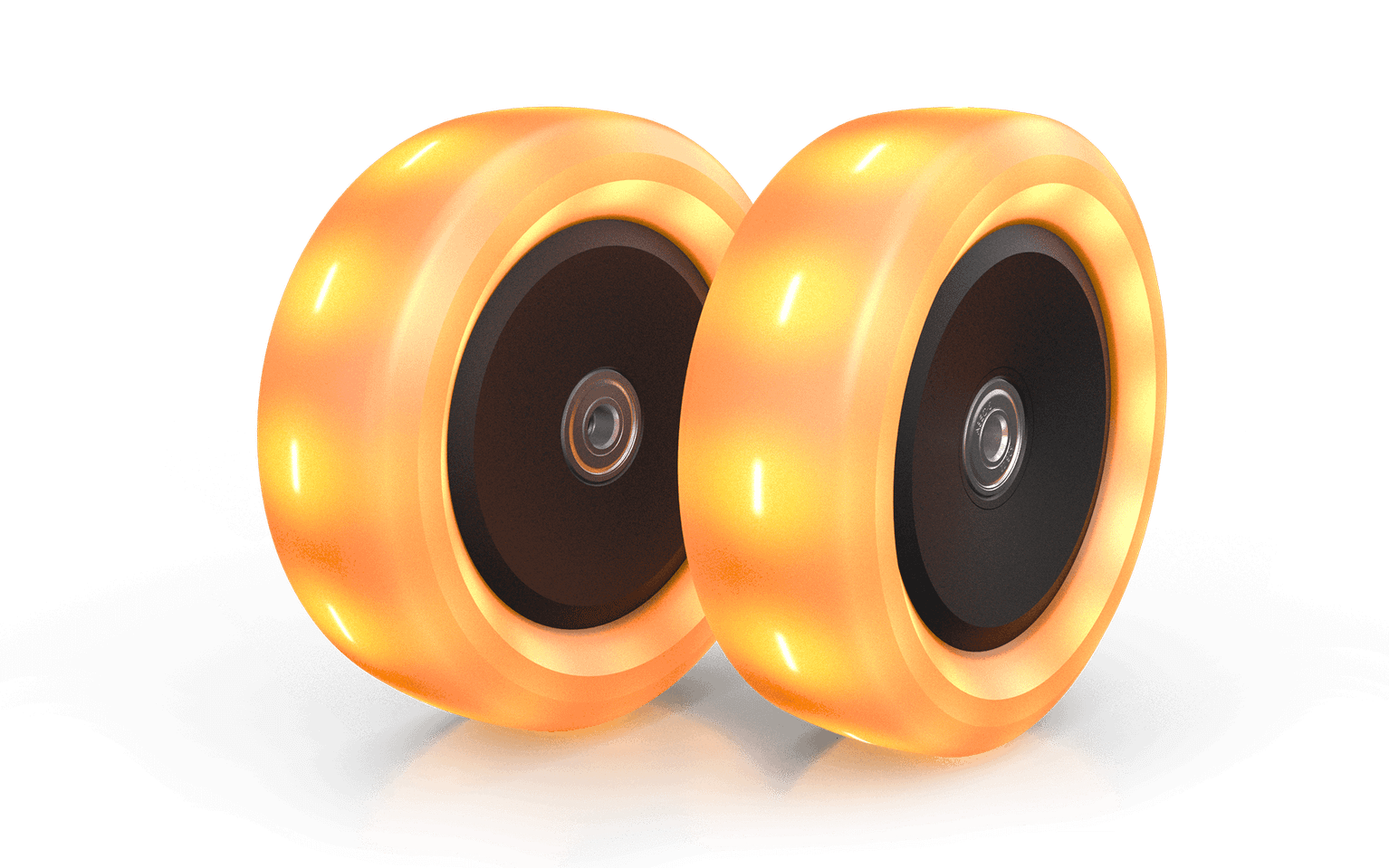 BERG Nexo Wheels 120x40mm Lights Orange
