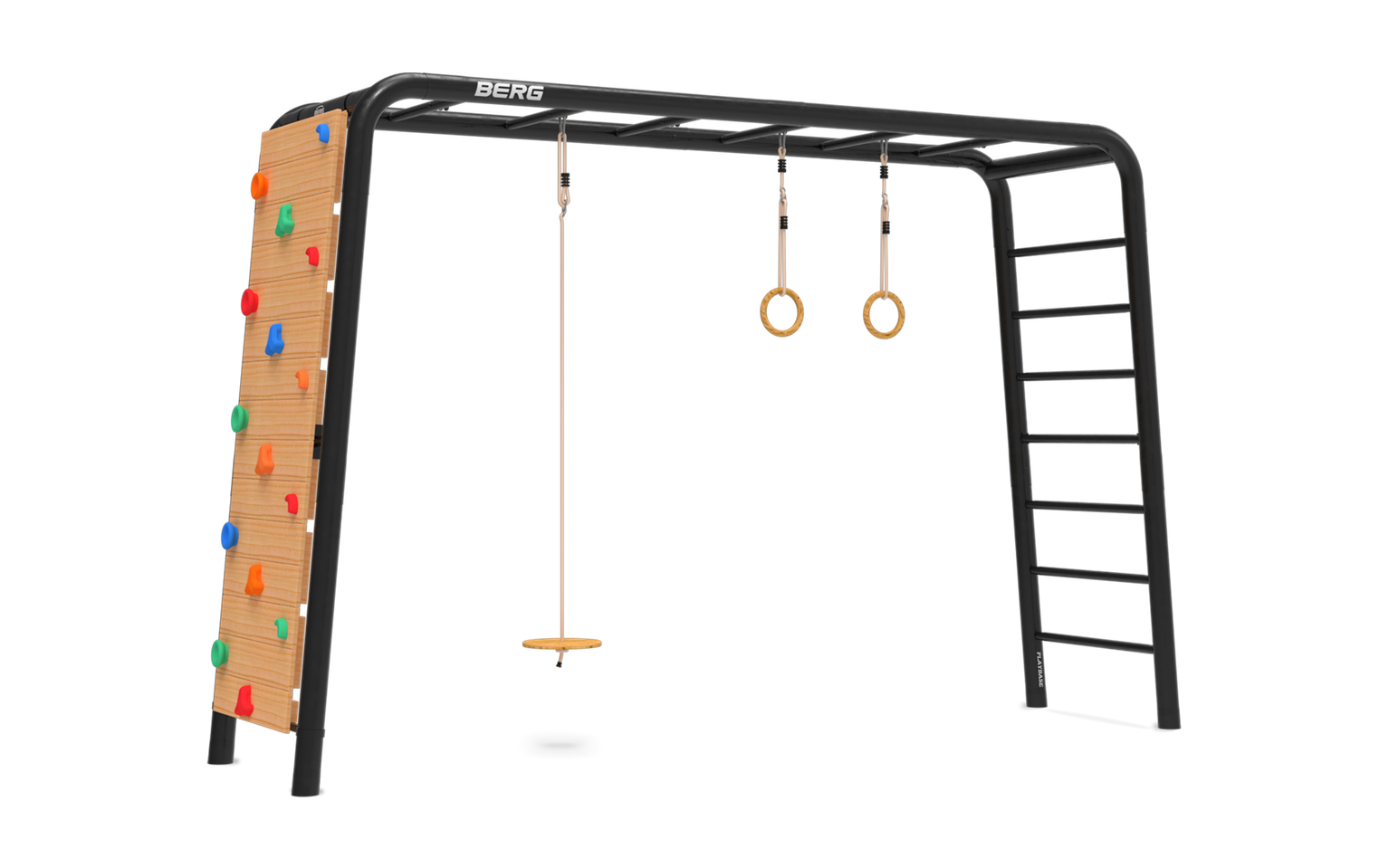 BERG PlayBase Large TL (Disc swing+Rings+Climbing wall)
